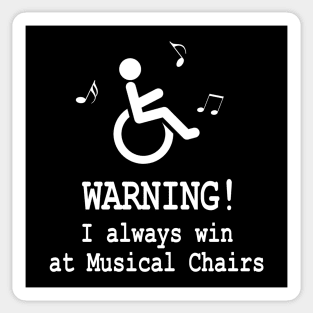 Wheelchair and Disability Humor Sticker